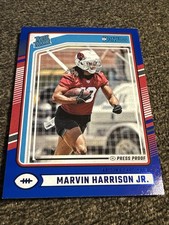 2024 Panini Donruss - Rated Rookie Marvin Harrison Jr. #393 Blue Press Proof...