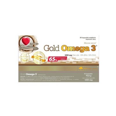 Integratore alimentare ''Omega-3 65%'', in capsule Olimp Sport Nutrition Labs Gold