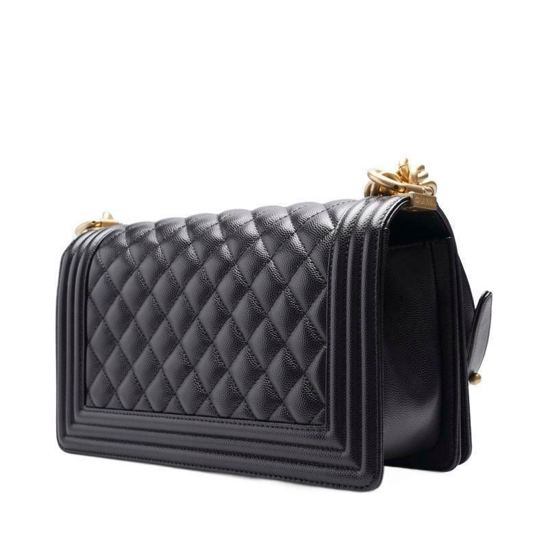 CHANEL Boy Bag Medium Black SKU12345 | eBay CHANEL Boy Bag Medium Black SKU12345 | eBay
