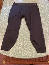 Men’s Black XL REI Polypropylene Base Layer Long John Bottoms