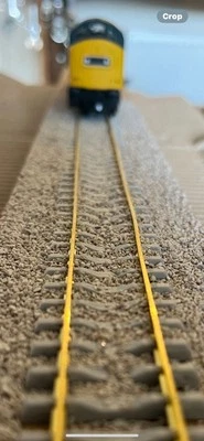 PROSCALE 10 x lengths of Model Railway Flexi Track HO/OO Gauge for Bachmann Heljan etc