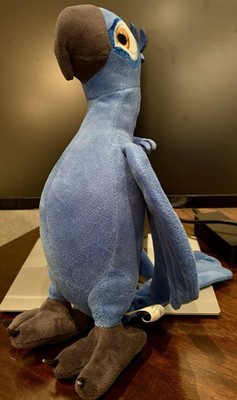 RIO 2 Kohls Cares PARROT Macaw BLU PLUSH Stuffed Animal 13'' Blue Bird 2014