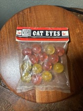 vintage package of Vitro Agate Cat's Eye marbles NEW