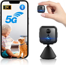 Ipalamila 2K HD 21 Tage Mini Kamera, 5G Wifi & Bluetooth Überwachungskamera, Ind