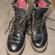 Red Wing Vintage Plain Toe Work Boots Mens 9 D