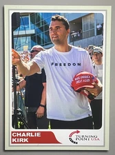 Custom ACEO Card Charlie Kirk Just Because Your Offended Doesn’t Mean Your Right