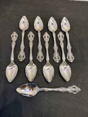 Oneida MICHELANGELO Heirloom Fruit Citrus Spoons Ornate Floral 9 Available