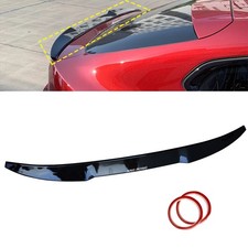 Sport Heckspoiler Kofferraum Lippe Schwarz Glanz für BMW X4 F98 G02 bj.2018-2024