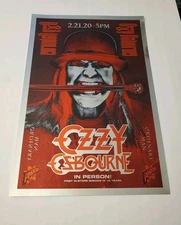 OZZY OSBOURNE 2020 Amoeba Event Exclusive Ordinary Man Lithograph 12x18 Poster