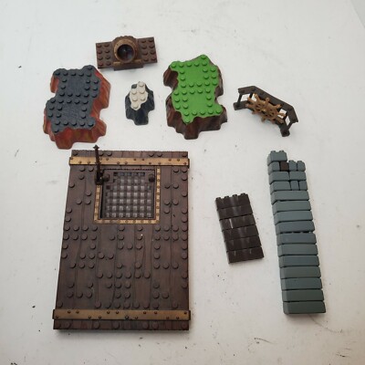 Mega Bloks Dragons Krystal Wars Misc Ship/Castle Replacement Parts Lot Blocks