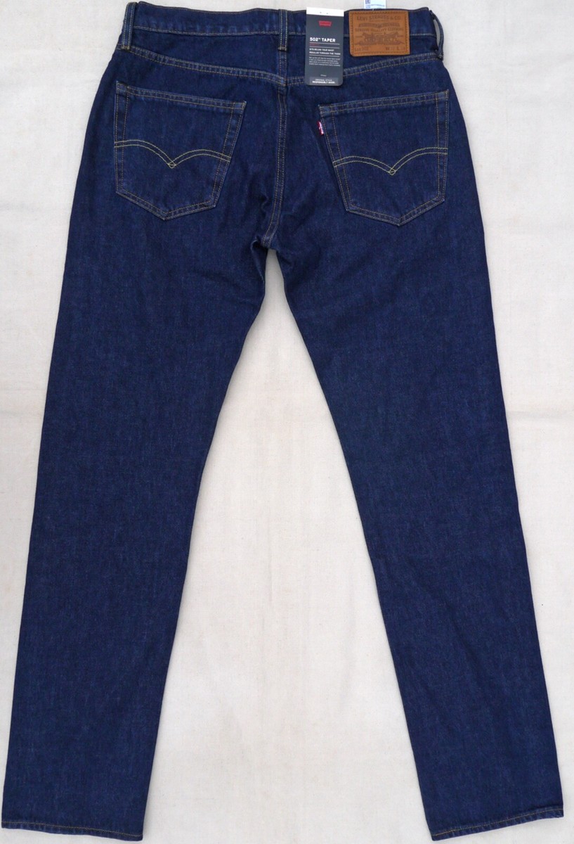 LeVI'sリーバイス 502 LEVI'S PREMIUM 濃紺 ビックE LEVI'S Premium Big E Lot 502 Jeans Men's W34/~L29 Blue