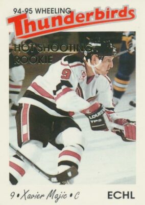 1994-95 Wheeling Thunderbirds Team Issue #8 XAVIER MAJIC