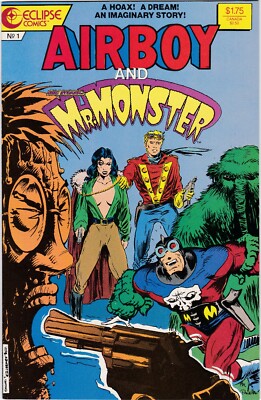 Airboy and Mr. Monster Special  #1 (1987)  Eclipse comics  NM white pages