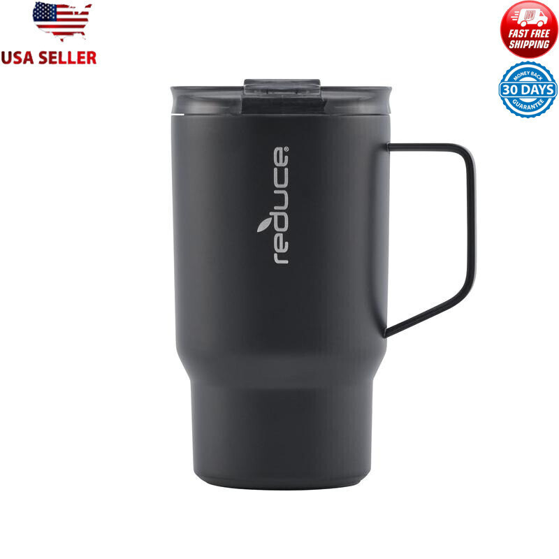 Insulated Stainless Steel Travel Mug Adjustable Flow Lid Hot Beverage Holder New