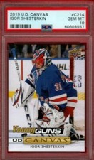 2019-20 UPPER DECK UD CANVAS IGOR SHESTERKIN YOUNG GUNS ROOKIE PSA 10 RC YG GC