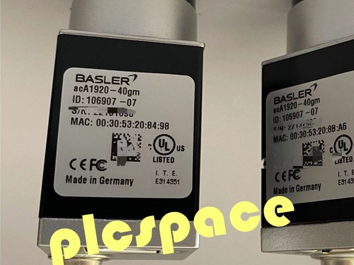 1PC BASLER acA1920-40gm used industrial camera acA1920-40gm Free delivery