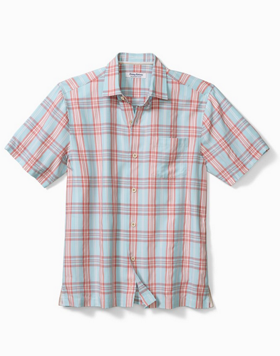 Chemise Hawaïenne Homme Coconut Breeze - Bleu - Taille XL - Motif Palmiers/fleurs - Vintage