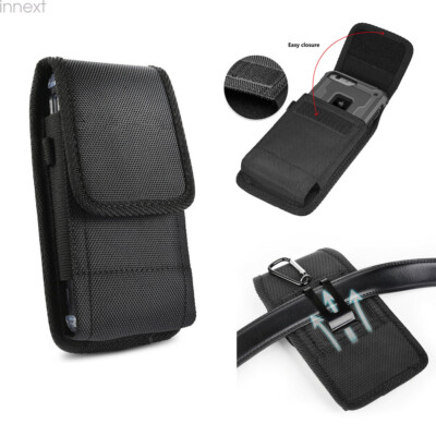 For Mobile Cell Phone Case Cover Belt Hook Pouch Bag Nylon Universal