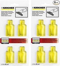 Karcher Window Vac Glass Cleaning Concentrate Solution Capsules (8 x 20ml)