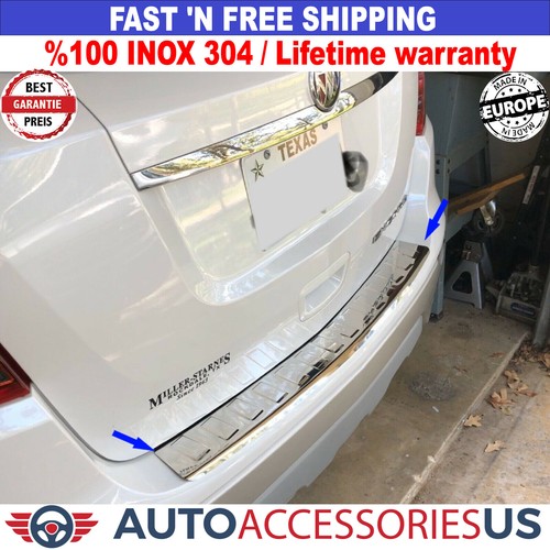 For BMW X3 F25 SUV 2010 Up Stainless Steel CHROME Rear