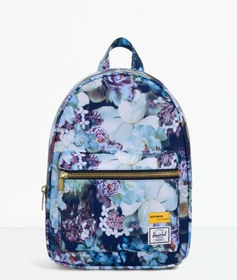 herschel winter floral backpack