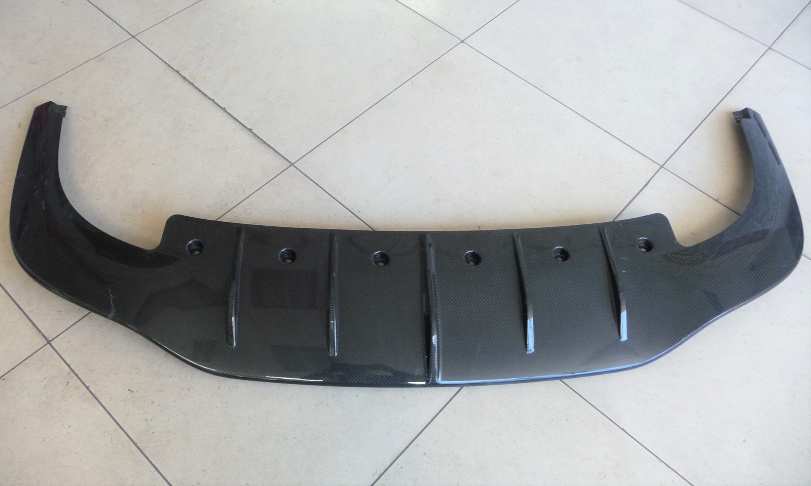 20-21 Bentley Continental GT GTC Rear Bumper Lower Carbon Fiber Diffuser OEM