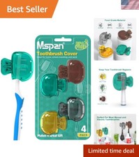 Ventilated Toothbrush Protector Case - Travel-Friendly Eco-Friendly Design