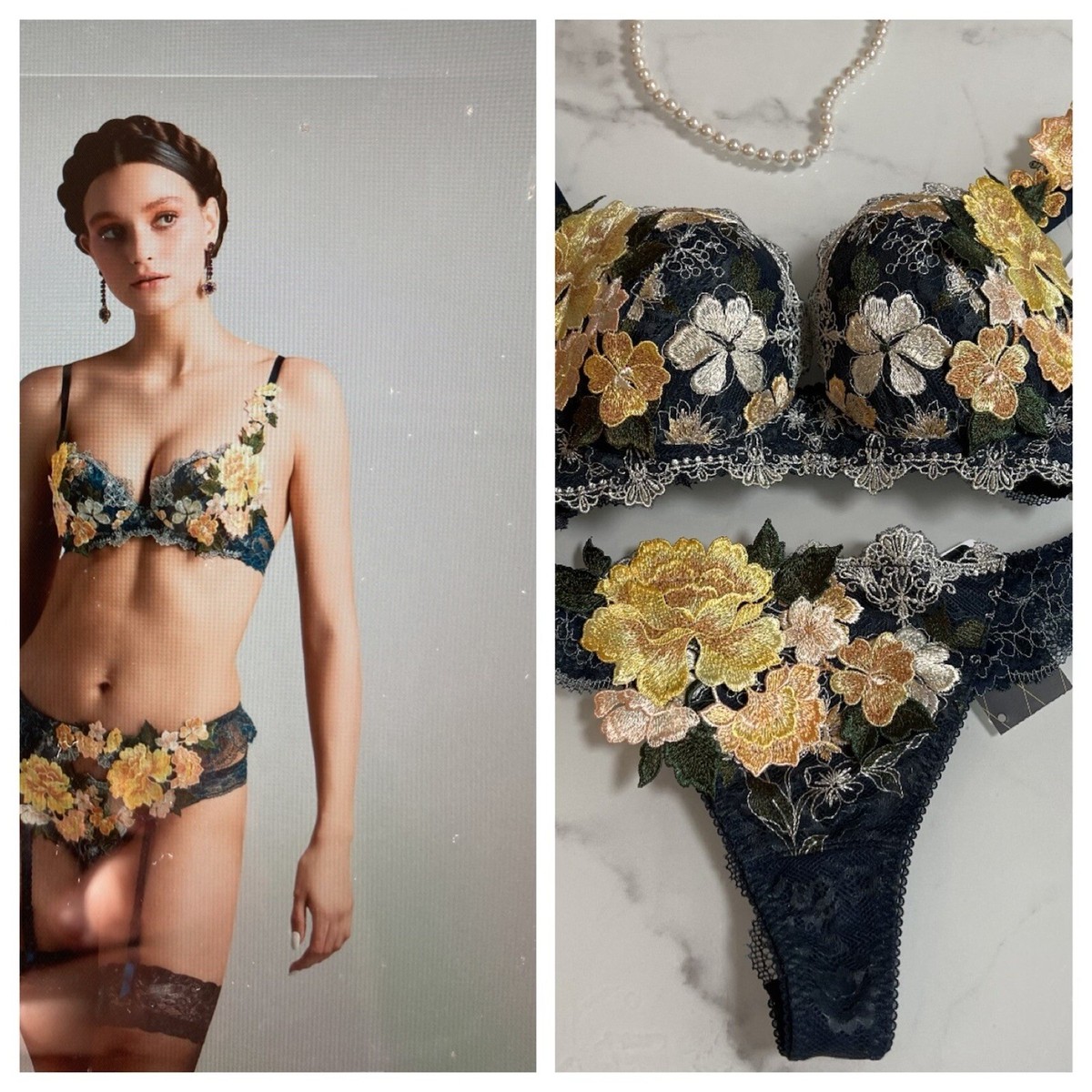 Lingerie Bra & Panty Made in Japan Wacoal Salute Group 59GB