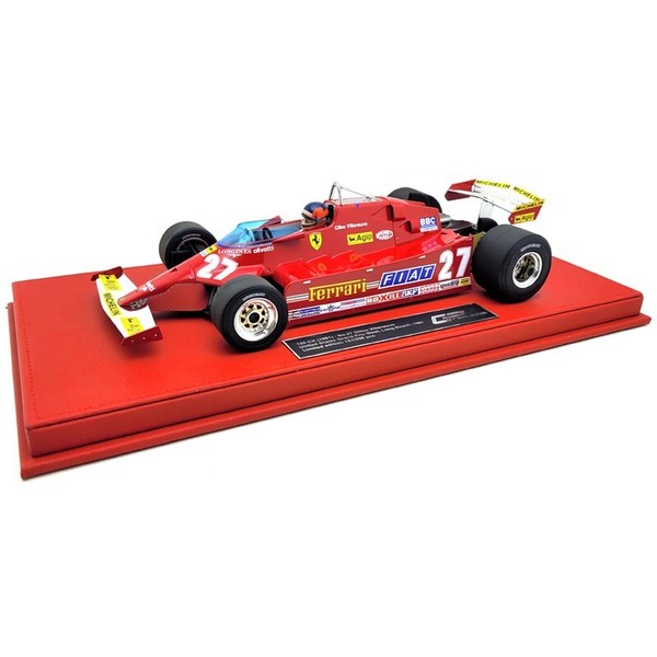 1981 Gp Replica Gilles Villeneuve Ferrari 126CX Long Beach Gp - 1/18 Gpreplicas-image