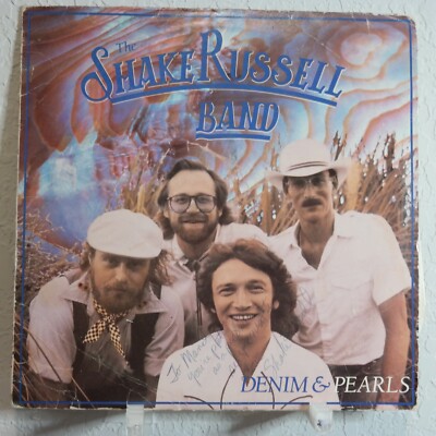 Shake R Ussel Shake Russell Band Denim & Pearls 1988 Vinyl Lp Signed | eBay