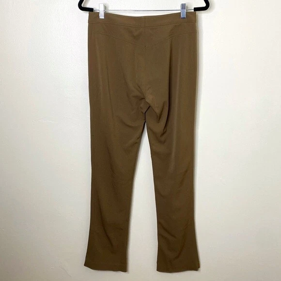 Pantaloni eleganti Miu Miu lana vergine marrone taglia 40 US Small