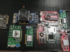 Lotto varie schede video Nvidia e ATI + scheda audio creative soundblaster live!