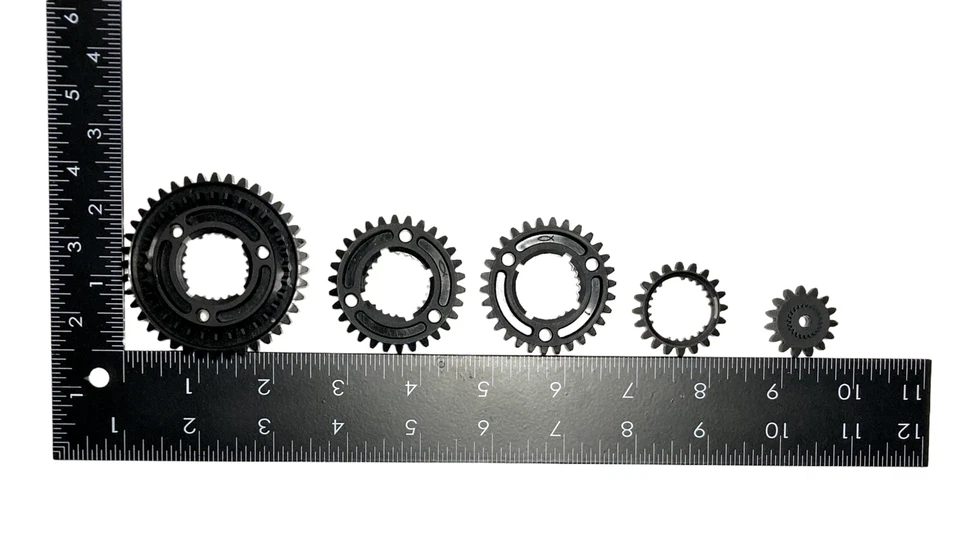 Piezas de repuesto Fischertechnik (5) ruedas dentadas de kit motor + engranaje motor + engranaje de colección Foto 3 de 3