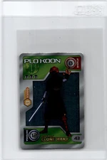 2009 Sabritas Star Wars Mini Card HTF  Foil Plo Koon