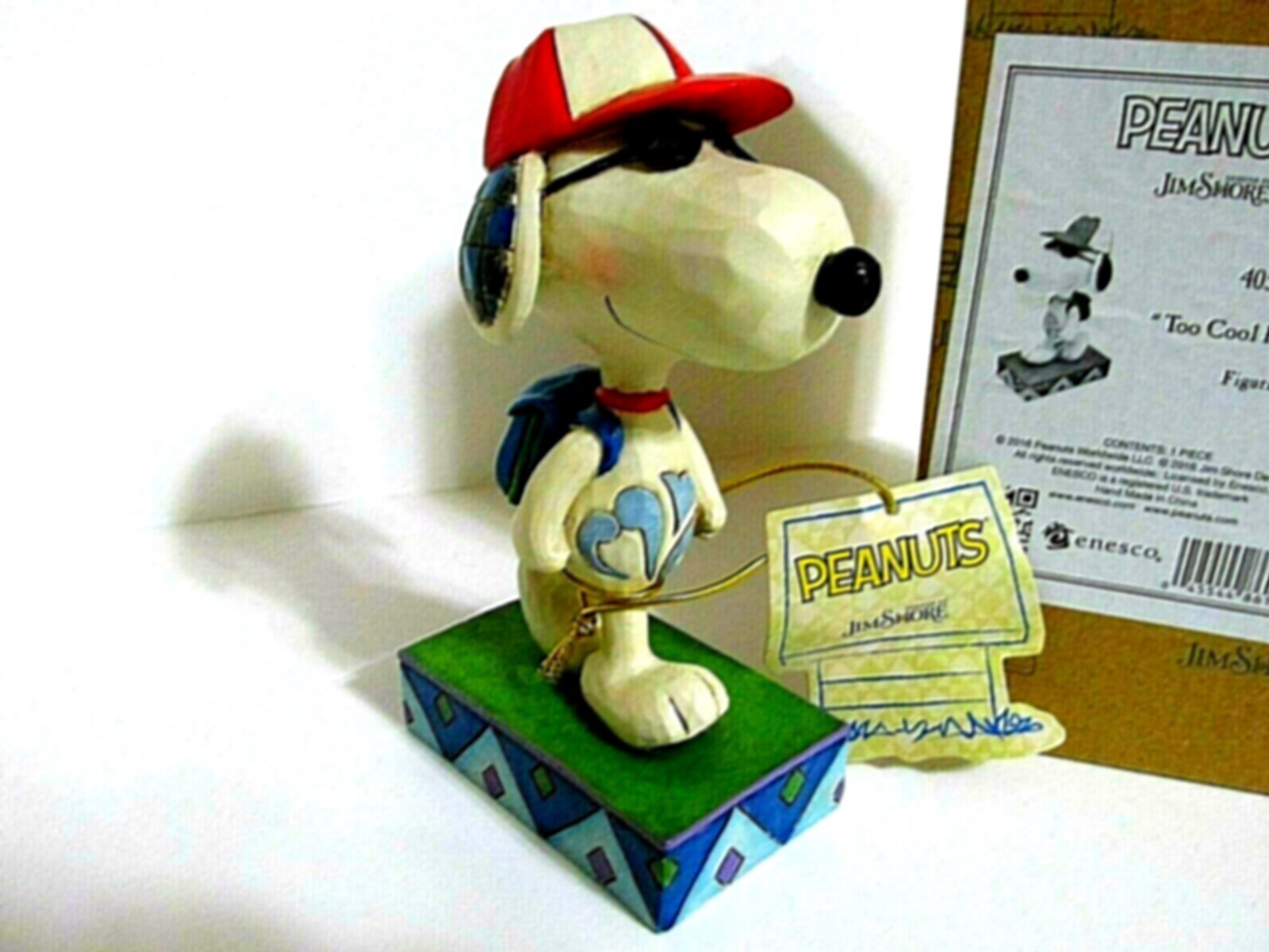 SNOOPY Charlie Brown Peanuts Jim Shore Enesco Figurine 2016 Collectible