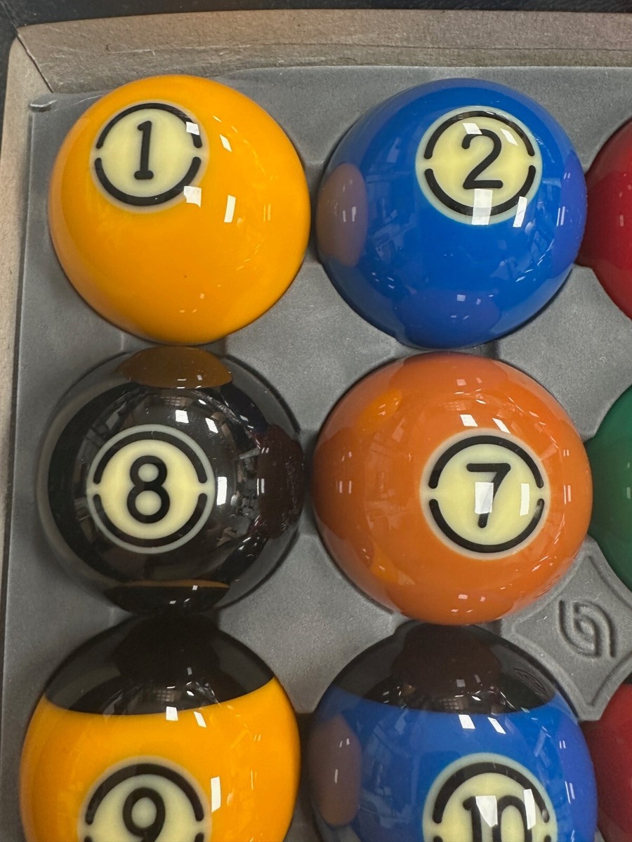 Aramith Tournament Black TV Billiard Pool Ball set 2 1/4