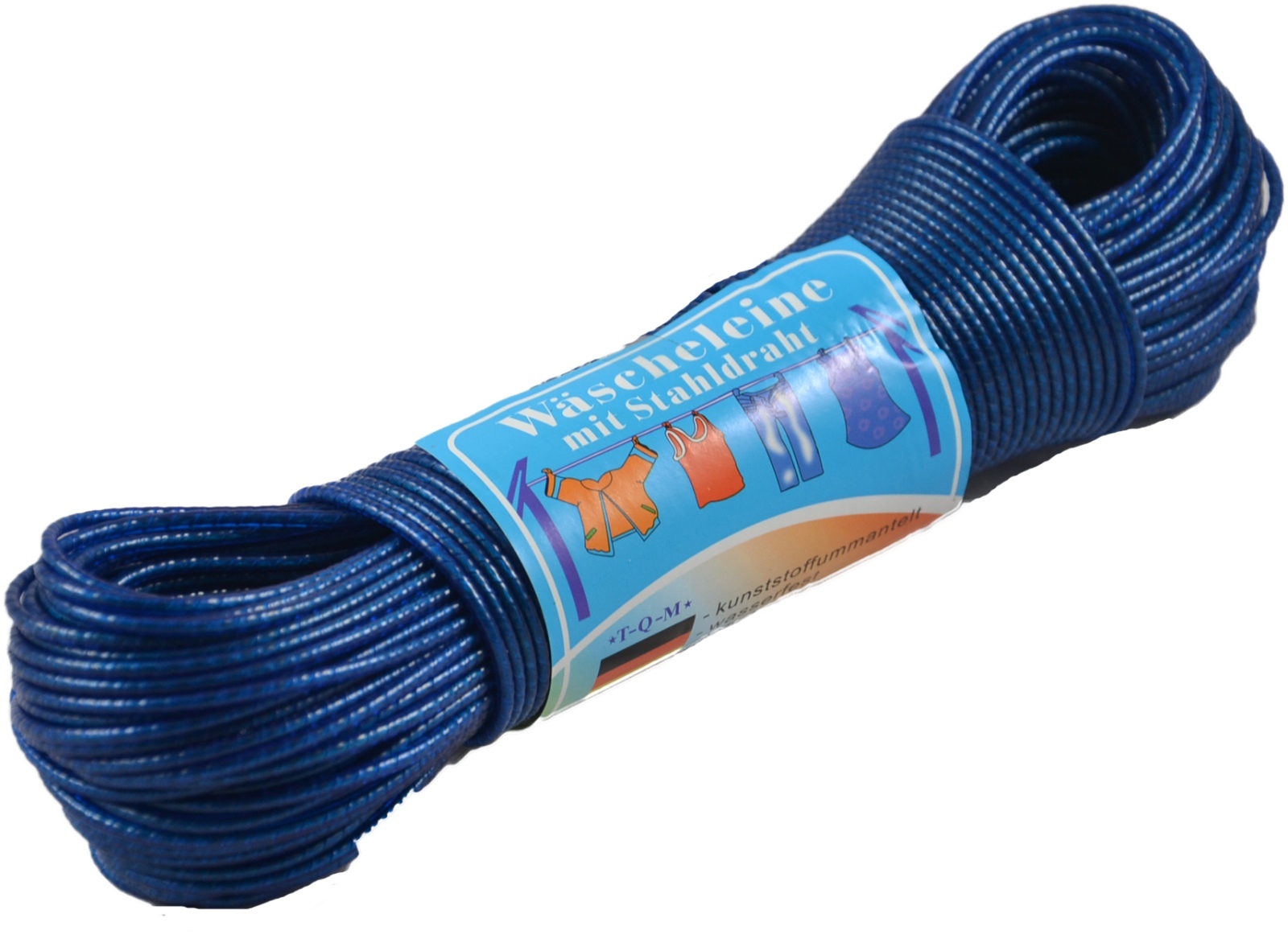 Wäscheleine 50m Mit Stahleinlage - Extra Stark & Wetterfest