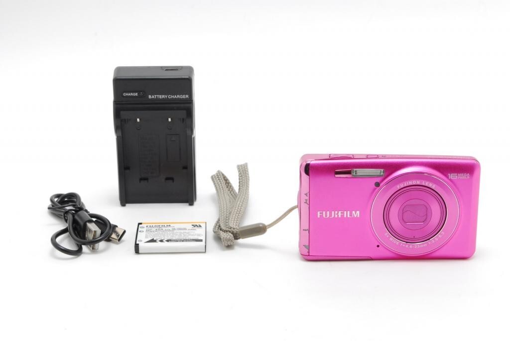 NEAR MINT] Retro Pink Fujifilm JX700 16MP CCD Digital Camera