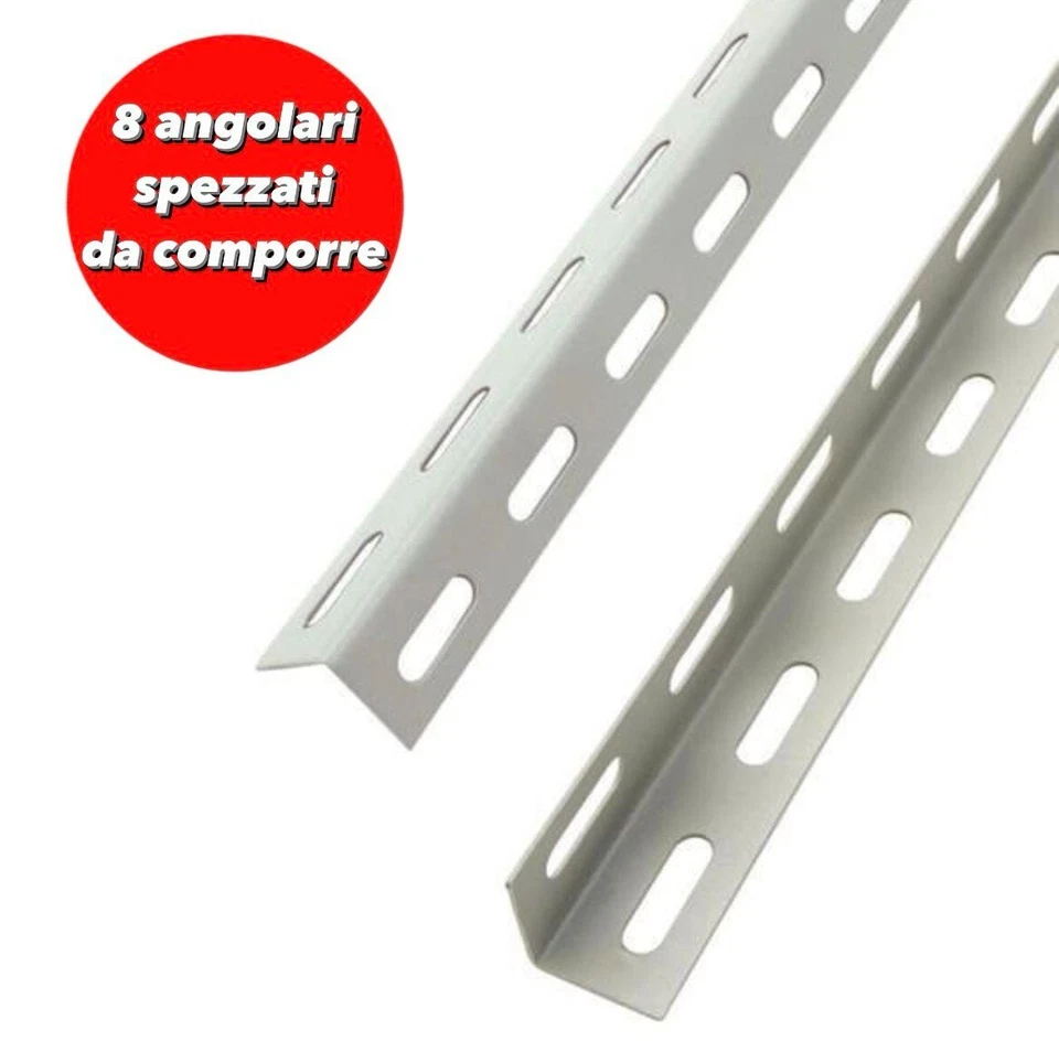 Scaffale in metallo ferro scaffali 5 ripiani per scaffalatura metallica garage a - Immagine 3 di 3