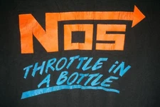 Vintage NOS Nitrous Oxide Systems T Shirt Large Single Stitch Car Racing Tee