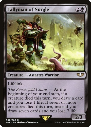 1x Tallyman of Nurgle - NM - Warhammer 40,000 - SPARROW MAGIC MTG - 第 1/1 張圖片