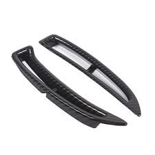 ABS Carbon Fiber Rear Fender Vent Trim Frame For Corvette C6 2005-2013