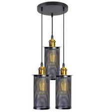 Pendant Light Hanging Lamp Hanging Lamp Dining Table Lamp 1-3 Flames Black E27