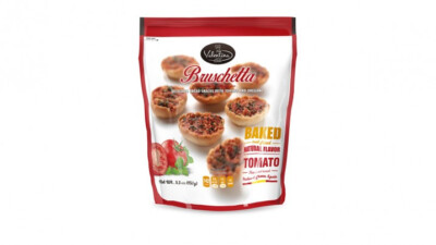 Valentina Bruschetta サラミハム&トマト 1ケース (12個 VALENTINA BRUSCHETTA with Tomato & Oregano Baked Bread Snacks 150g