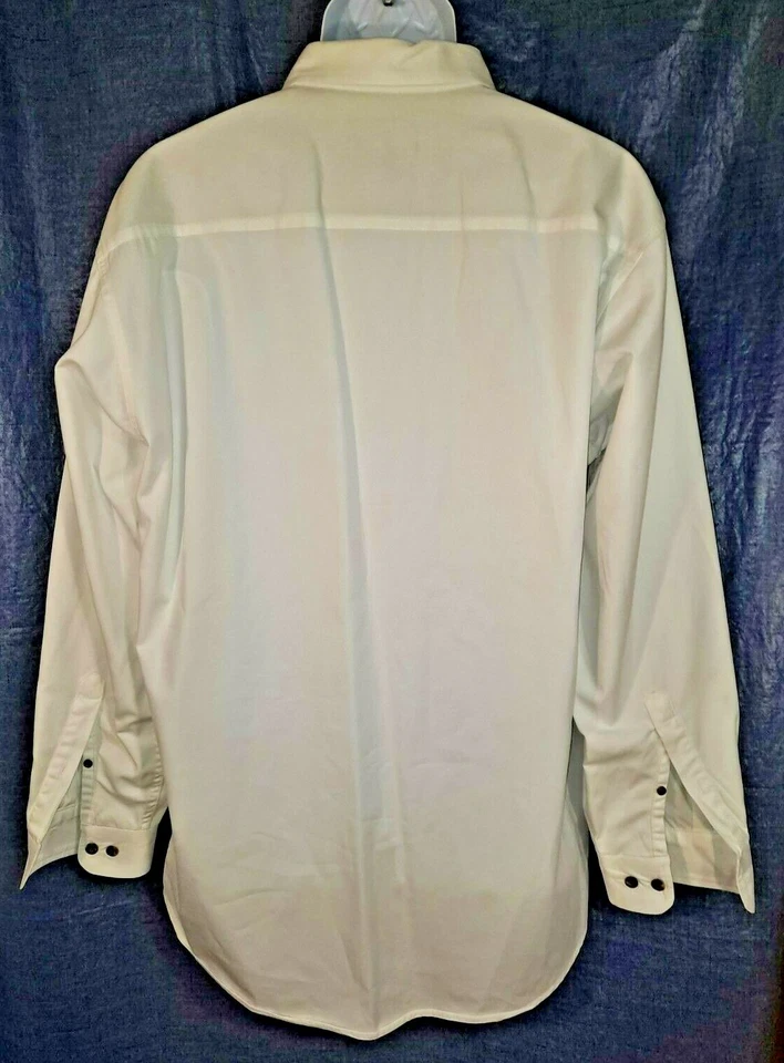 Camisa para hombre Red Head talla LT abotonada manga larga bolsillo con botones cuello de dos tonos Foto 3 de 4