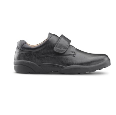 Dr Comfort Diabetic Shoes William Black Leather Casual 6310  display picture 1