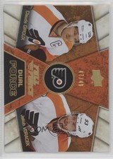 2015-16 Upper Deck Full Force Dual Gold 47/49 Claude Giroux Jakub Voracek 1o3