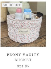Moon Nude Vanity Buckets *NEW* Sold Out On Website Peony / Spring