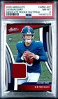2025 Panini Absolute - Absolute Rookie Materials Jaxson Dart #ARM-JDT RC PSA 8