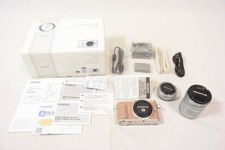     OLYMPUS PEN E-PL10 Mirrorless Camera EZ Double Zoom Kit Brown